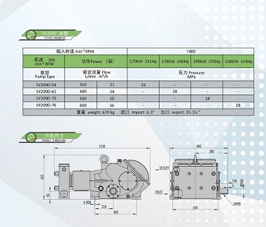 SY200D高壓泵進口