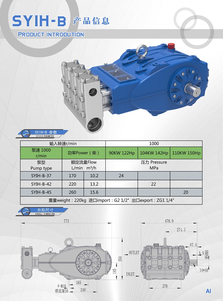 SYIH-B高壓泵